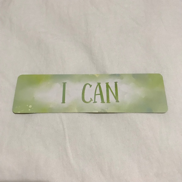 I Can Bookmark Double Sided Be Brave Enough to Live Your Life Inspirational - Picture 1 of 2